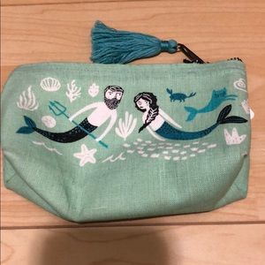 Linen Mermaid Cosmetic Bag